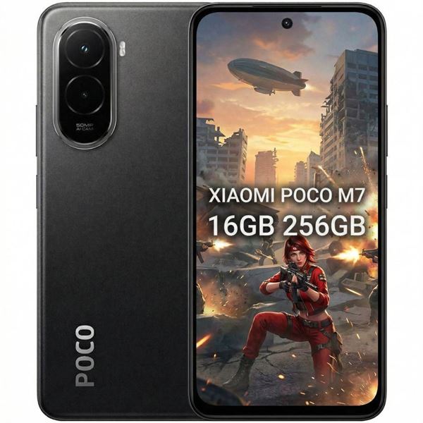 Imagen de Xiaomi Poco M7 16GB 256GB IPS 144Hz Cargador y Funda