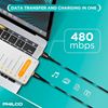 Imagen de Cable Usb C - Usb A Philco 20w 480mbps 1,2m