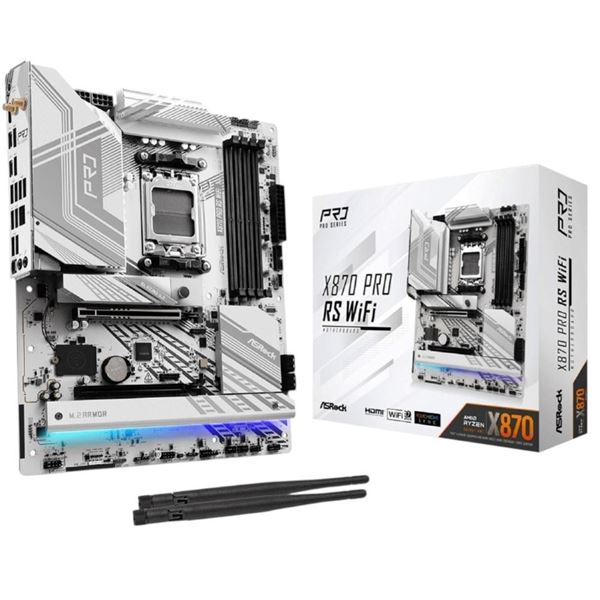Imagen de Motherboard Asrock X870 Pro Rs Wifi D5 AMD AM5 DDR5