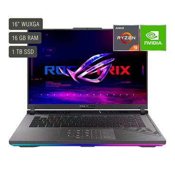 Imagen de Notebook Gamer Asus Rog 16'' Ryzen 9 16gb 1tb Rtx5060
