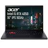 Imagen de Notebook Gamer Acer Intel I5 RTX 4050 16GB SSD 16" IPS 165Hz