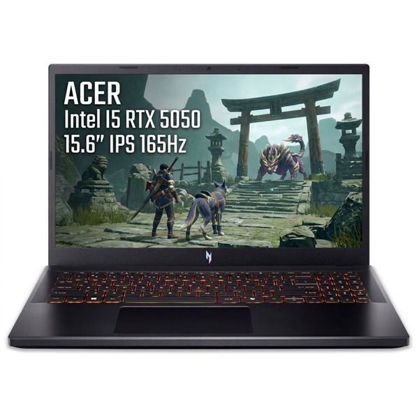 Imagen de Notebook Gamer Acer Intel I5 RTX 5050 16GB SSD 15.6" IPS