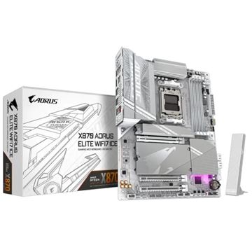 Imagen de Motherboard AMD AM5 DDR5 GIGABYTE AORUS X870 Elite WIFI7 ICE