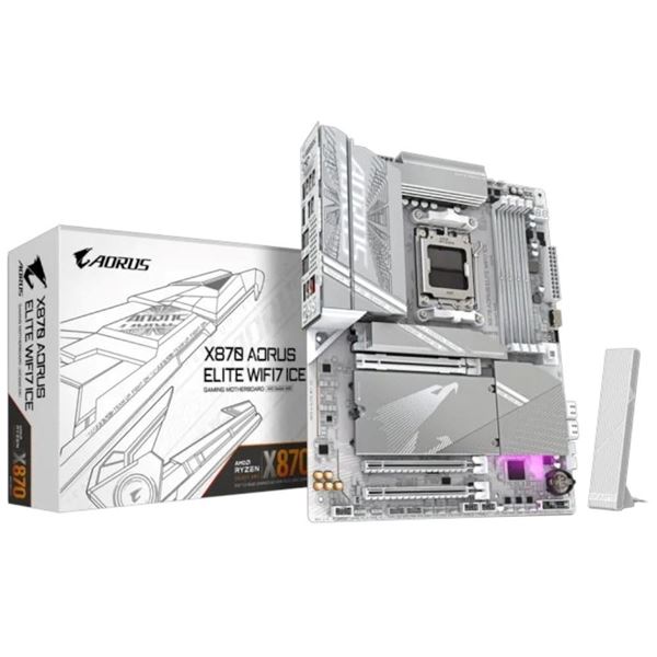 Imagen de Motherboard AMD AM5 DDR5 GIGABYTE AORUS X870 Elite WIFI7 ICE