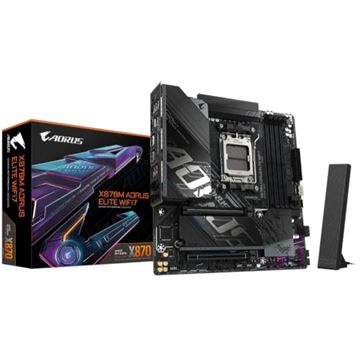 Imagen de Motherboard AMD AM5 DDR5 GIGABYTE AORUS X870M Elite WIFI