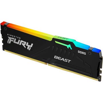 Imagen de Memoria RAM DDR5 16GB 6800 Kingston Fury Beast RGB