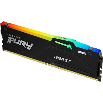 Imagen de Memoria RAM DDR5 32GB 6400 Kingston Fury Beast RGB