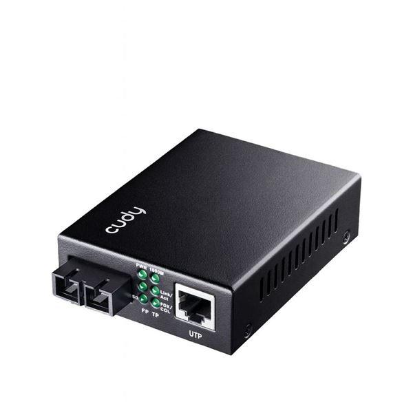 Imagen de Convertidor De Medios MC100GSA Cudy Gigabit Poe+
