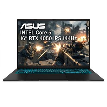 Imagen de Notebook Gamer Asus RTX 4050 Intel Core 5 8GB 1GB 16" W11