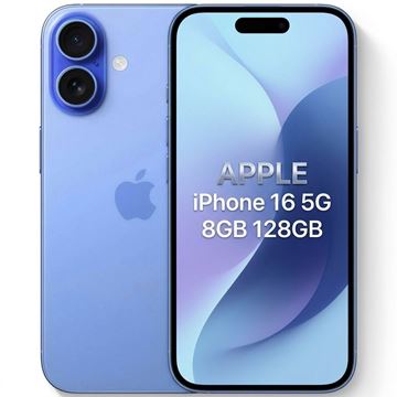 Imagen de Apple iPhone 16 5G 8GB 128GB Nano-SIM + eSIM