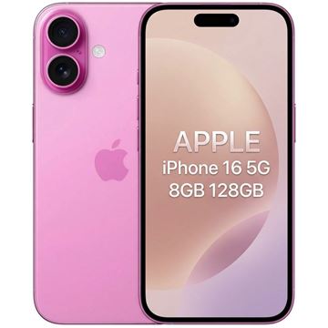 Imagen de Apple iPhone 16 5G 8GB 128GB Nano-SIM + eSIM Carga Wireless