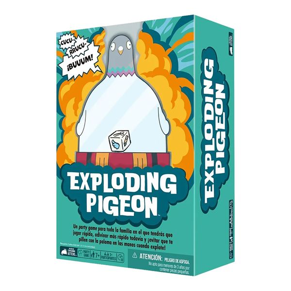 Imagen de Juego De Mesa Exploding Kittens Exploding Pigeon +7