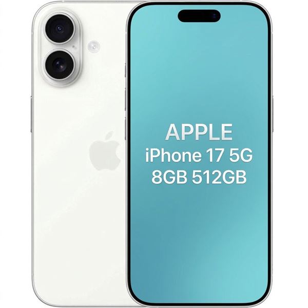 Imagen de Apple iPhone 17 5G 8GB 512GB 2 x eSim Carga Wireless