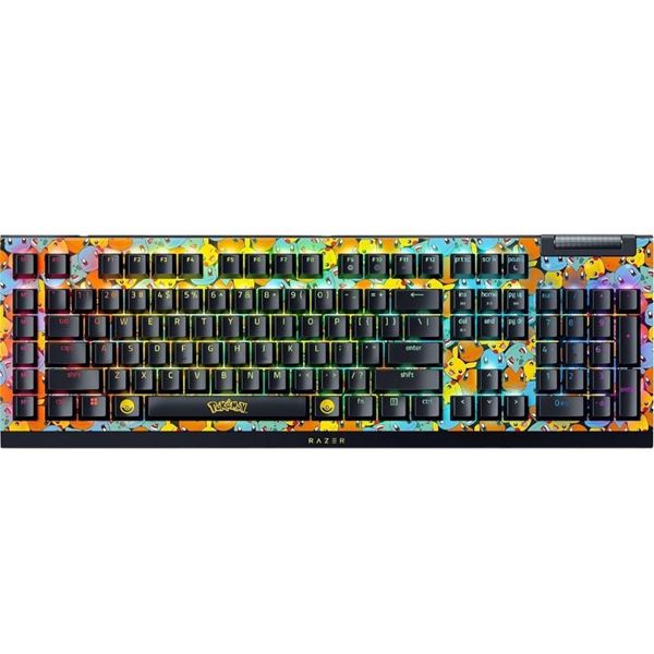 Imagen de Teclado Mecánico Razer BlackWidow V4 X Pokemon RGB Green
