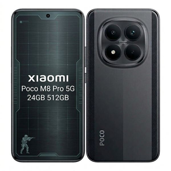 Imagen de Xiaomi Poco M8 Pro 5G NFC 24GB 512GB HDR10+ 120Hz Cargador