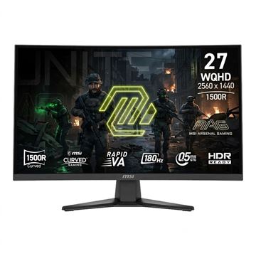 Imagen de Monitor Gamer Curvo MSI 27" 2K HDR 180hz PS5