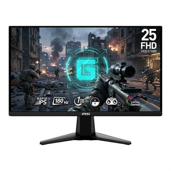 Imagen de Monitor Gamer MSI 25" FHD 180Hz IPS