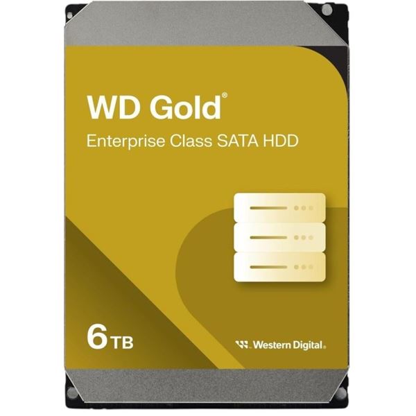 Imagen de Disco Duro Western Digital 6TB Gold 3.5" 7200 Rpm