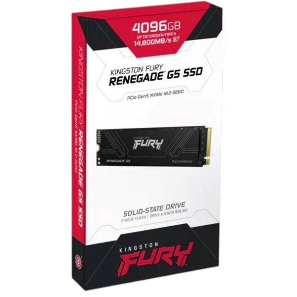 Imagen de SSD 4TB NVMe M.2 Kingston FURY Renegade G5