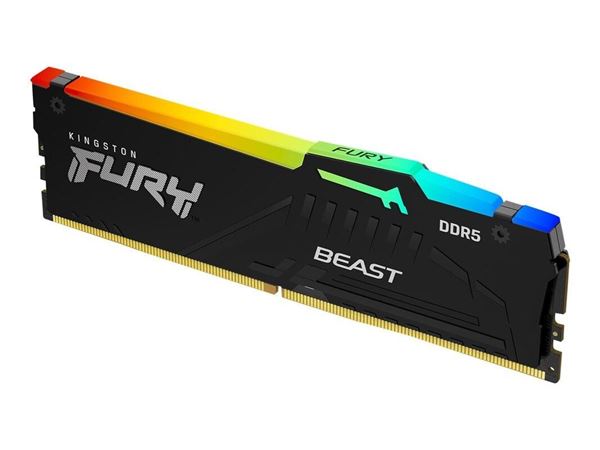 Imagen de Memoria RAM 32GB DDR5 6000 Kingston FURY Beast RGB