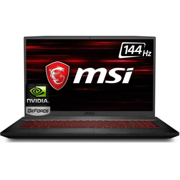 Imagen de Notebook MSI I7 10750H 17.3 144HZ SSD 512GB 16GB Geforce 1650TI