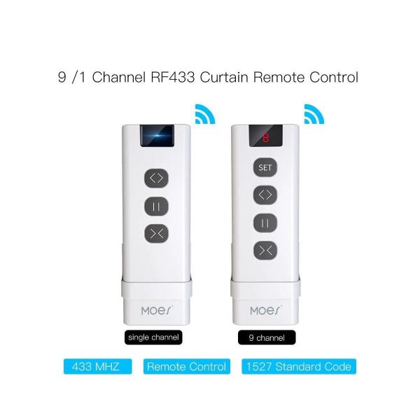 Imagen de Control Remoto Para Cortina Rf 9 Canales
