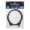 Imagen de Cable Usb 2.0 Para Impresora Unno Cb4007bk 480mbps 3m