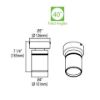 Imagen de Luz led Ledion Blanco Cálido 17W 220 V