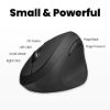 Imagen de Mini Mouse Diestro Ergonómico Inalámbrico Perixx 719