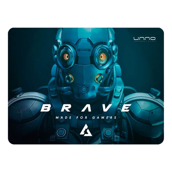 Imagen de Mouse Pad Gaming Unno Brave Mp6051 Antideslizante 320x240mm