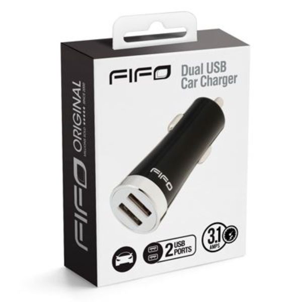 Imagen de Cargador Fifo Compacto para auto 12 V Dual Usb