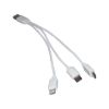 Imagen de Cable usb 3 en 1 Lightning Usb c Micro Usb