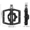 Imagen de Pedales Para Bicicleta Rockbros Antideslizantes Anchos