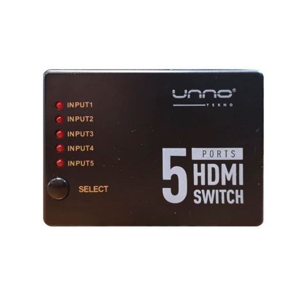 Imagen de Switch Unno 5 Puertos Hdmi 4k x 2k 60hz 3d Compatible
