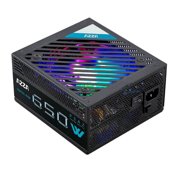 Imagen de Fuente Para Pc 650w Azza 80 Plus Bronze Atx