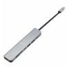 Imagen de Hub Usb C 7en1 Unno Hb1107sv Hdmi Usb Lector De Tarjetas