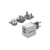 Imagen de Cargador de Pared Dual Usb Philips Conector Intercambiable 15,5w