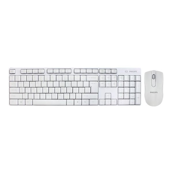 Imagen de Mouse Y Teclado Inalámbricos Philips Spt6501w 2,4ghz
