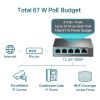 Imagen de Switch Tp-Link Tl-sf1005p 5 Puertos 10/100 4 PoE