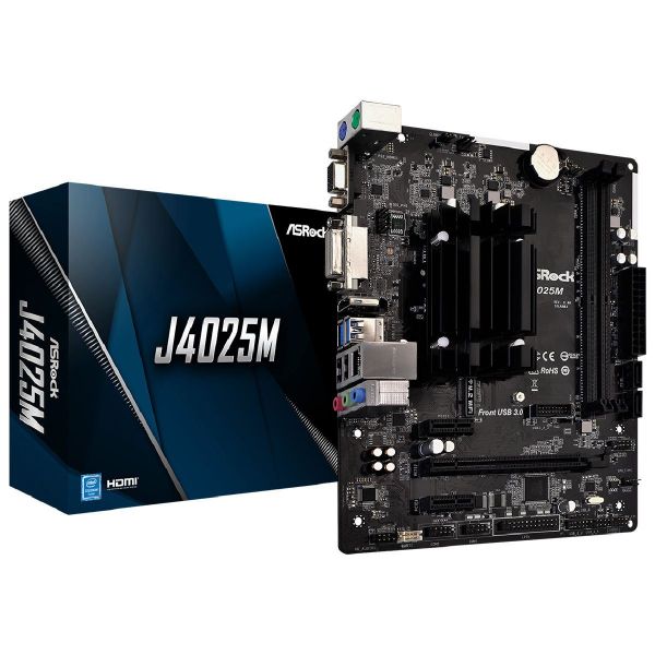 Imagen de ASRock J4025M SoC Intel Celeron J4025 90-MXBCB0-A0UAYZ