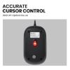 Imagen de Mouse Ambidiestro Cableado Usb Perixx Permice 201