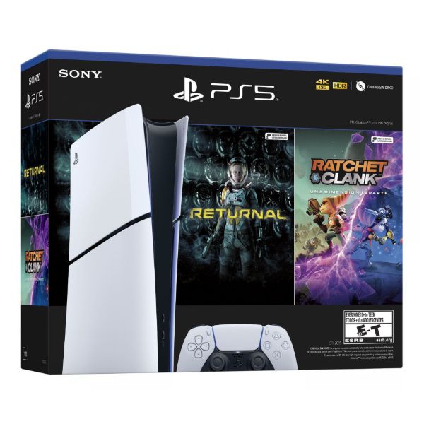 Imagen de Consola Digital Ps5 Sony 16gb 825gb Ratchet & Clank + Returnal