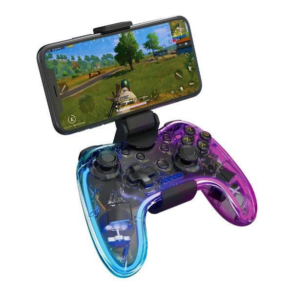 Imagen de Gamepad Cableado / Inalámbrico Marvo GT-88 RGB Vibración