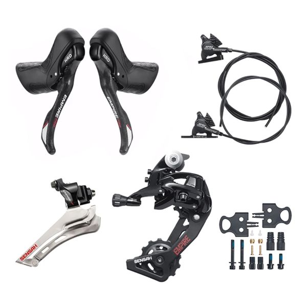 Imagen de Palancas De Cambio + Frenos 2x11S Sensah Para Bicicleta De Carretera