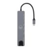 Imagen de Hub Unno Tipo C 8 en 1 Usb 3.0 Hdmi Ethernet