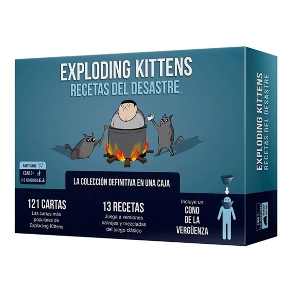 Imagen de Juego De Mesa Exploding Kittens Recetas Del Desastre +7