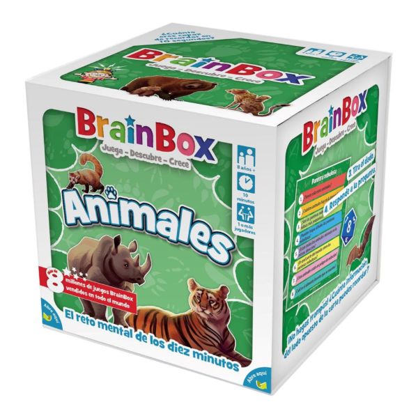 Imagen de Juego de Mesa Asmodee BrainBox Animales +8
