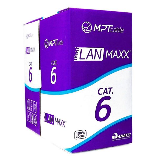 Imagen de Cable Utp Cat6e Int Blanco 305m 100% cobre