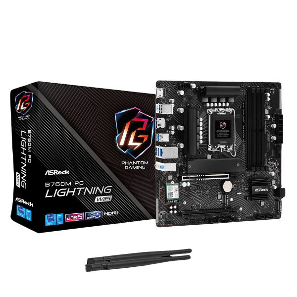 Imagen de Motherboard Asrock B760m Pg Lightning Wifi Ddr5 S1700