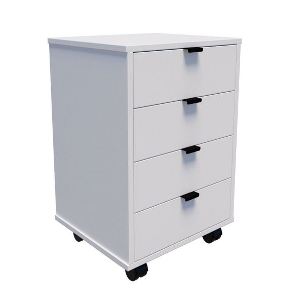 Imagen de Mini Cajonera Con Ruedas Morris Blanco